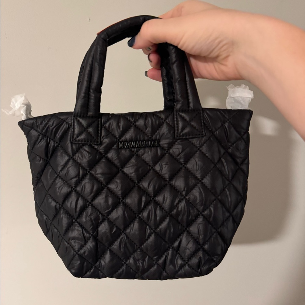 Brand NEW with tags MZ Wallace Micro Metro Tote Deluxe (Black)
